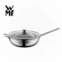 在飛比找momo購物網優惠-【德國WMF】不鏽鋼單手中式炒鍋 30cm(含蓋)