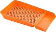 LeoLeozz 2PCS BBQ Prep Tray Oil Draining Tray Barbecue Grill Tray Food Drip Pan Marinating Container BBQ Tray for Kitchen Skewers Household