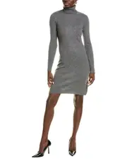 sofiacashmere Classic Turtleneck Sweaterdress