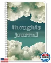BookFactory Thoughts Journal/Thought Diary/Log Book, 100 Pages - 6'' x 9'', D