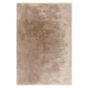 Zubuin Shaggy Plush Fluffy Rectangular Fur Rug - Beige