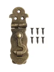 Rustic Suitcase Lock Chest Box Clasp Hasp Latch Vintage Style in Bronze Tone