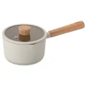 Neoflam Fika 16cm Milk Pan Induction with Glass lid and silicon rim