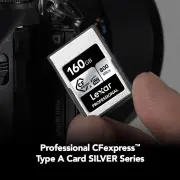Lexar 160GB Professional CFexpress Type A Card SILVER Series Card
