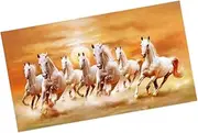 Generic Seven Horses Picture Canvas Print Painting Picture 7 Running Horses Wall Art for Office, S