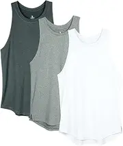 [icyzone] Women's Racerback Workout Tank Tops - Athletic Yoga Tops, Running Exercise Gym Shirts