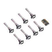 MINI PCIe to 8 Port RS232 Serial Card Riser Card COM Controller EXAR 17V358 Chip