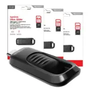 SanDisk Ultra Slider CZ480 64GB 128GB 256GB USB 3.2 Flash Drive Memory Stick