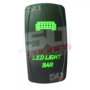 Green Light Bar Rocker Switch - 50 Caliber Racing UTV, ATV, Car, Truck, Boat