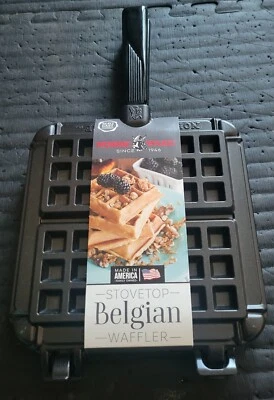 Brand NEW Nordic Ware Belgian Waffle Maker - Stovetop Waffler - Made In USA