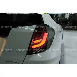 威德汽車精品 08-13 HONDA FIT 2代 2.5代 燻黑 LED 導光 尾燈 跑馬型