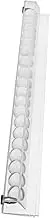 UTHCLO Wall Kitchen Order Holder Rail No-punch Paper Clip Clear Takeaway Ticket Holder For Restaurant Order Organizer Paper Management Check Rack For Menus Receipts 30cm