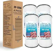 [FILTPOOL] FP-1756 - Pool Filter Replacement for Hayward SwimClear C2030, CX481XRE, CX481-XRE, PA56L, Unicel C-7456, 717-145, PLPA56L, FP-1756 - Swimming Pool Cartridge Filter - 4 Pack, 60 SQFT/pc