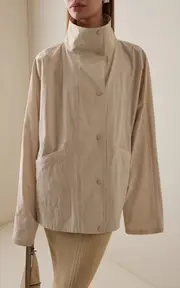 [Toteme] Summer Cotton-Blend Jacket
