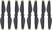 Replacement Low Noise 4732S Propeller Quick Release Blade Spare Parts Props Folding Blade Accessory Wing, for DJI Spark Drone Drone Propellers (Size : 4pair Black Gold)