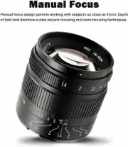 7artisans 55mm F1.4 II APS-C Large Aperture Lens For M43 Micro 4/3 Mount Camera