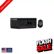 Comfort-Driven Wireless Keyboard with Palm Rest & Right-Handed Mouse - MK345