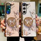 For Samsung Galaxy Z Fold 6 Fold 5 4 Luxury Sparkle Bling Shockproof Stand Case