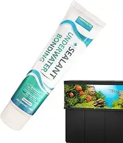 Waterproof Aquarium Sealant - 120ml Aquarium Equipment Sealant | Installing Decorative Items Quick Drying Repair Glue Safe for Fish