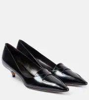 [The Row] The Row Viv leather loafer pumps AU 6 black