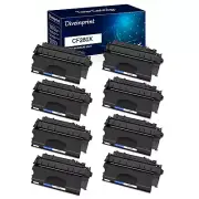 8PK CF280X Toner Cartridge For HP 80X LaserJet Pro 400 M401d M401dn MFP M425dn