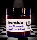 Hair Pomade Wax by Ironside Natural Organic Vegan Friendly 60grams