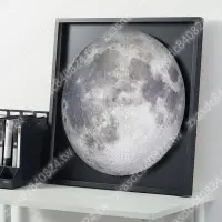 在飛比找蝦皮購物優惠-# 鋁合拼圖框 懸浮框月球月亮地球 圓形拼圖 專用框立體框大