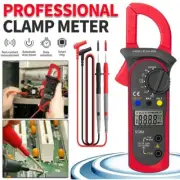 Multimeter True RMS Digital Clamp Meter Handheld AC DC Volt Amp Ohm Cap Tester