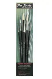 Creative Mark Pro Stroke Premium White Chungking Hog Bristle Artist Paint