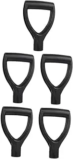 SHINEOFI 5pcs Durable Plastic Shovel Handles Lightweight Spade Parts for Easy Installation Reliable Grip for Snow Shoveling and Garden Use Compatible with Various Shovel Models