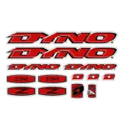 DYNO -1998 ZONE for green frame decal set - old school bmx