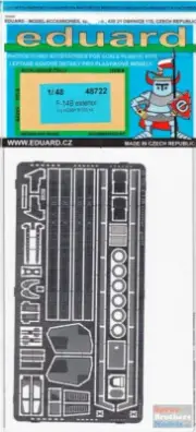 EDU48722 1:48 Eduard PE - F-14B Tomcat Exterior Detail Set (HBS kit) #48722