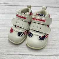 在飛比找蝦皮商城優惠-［出清品］《布布童鞋》台灣製美國國旗紅色中筒寶寶機能學步鞋
