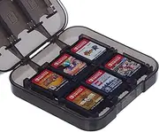 Amazon Basics Game Storage Case for 24 Nintendo Switch Games - 9 x 9 x 2cm, Black