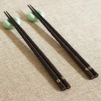 在飛比找樂天市場購物網優惠-創意日式和風竹筷 筷子天然碳化ZAKKA 一朵金花筷 筷子木
