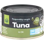 Woolworths Tuna In Oil 95g