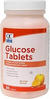 Quality Choice Glucose Orange Flavor 50 Tablets Each (1)