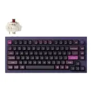 Keychron Q1 Max RGB Purple Wireless Mechanical Keyboard - Brown Switch [KBKCQ1MV3]