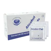 Wipe Swab Cleaning Sterile 100PCS Alcohol Prep Pad 75% Ethyl Alcohol Wipes