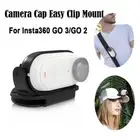 Clamp Hat Clip Quick Release Fixed Mount Bracket for Insta360 GO3 / GO2