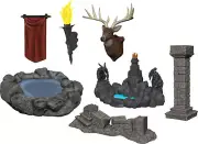WZK90045 WizKids Deep Cuts Unpainted Minis W11 Pools & Pillars