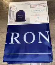 NEW Home Zone Navy Blue Laundry Bag W Cinch Top 24” X 36” eBay Box 20