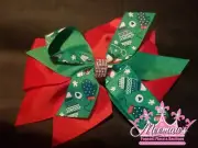 BIG Boutique Style Red, Green, Winter MITTENS SNOWFLAKES Christmas Holiday Bow!!