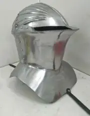 Medieval Frog Mouth Helmet 15 Century Helmet Worn By Mounted Knights