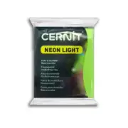 Cernit Neon Light Polymer Clay - 56g Green - 2wards Polymer Clay & Crafts