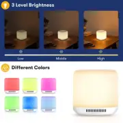 Portable White Noise Machine Sleep Therapy Relaxation Nature Sound Night Light
