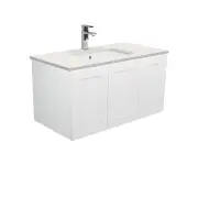 Mila Wall Hung Vanity 900Mm Roman Sand Top Sarah Undermount Basin