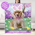 Cocker Spaniel Quilt Dog Bedding Personalized Bed Gift Many Designs NWT