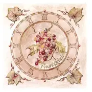 Grape Bunch Clock Face Tile B Overglaze Waterslide Ceramic Decal