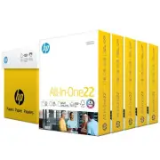 HP Papers | 8.5x 11 Paper | All-In-One 22 lb | 5 Ream Case - 2,500 Sheets | 9...